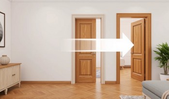 Як визначити бік відкриття міжкімнатних дверей?
