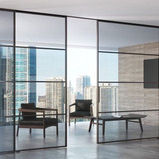 Розсувна перегородка AluDoors Flat