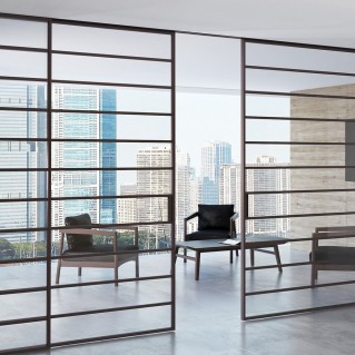 Розсувна перегородка AluDoors Line