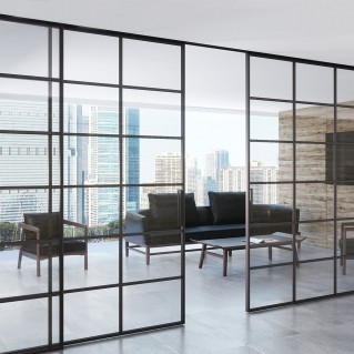 Розсувна перегородка AluDoors Quadro