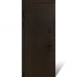 Вхідні двері вуличного типу В-82 мод. Гладка/191 венге/дуб полярний