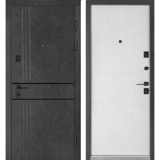 Вхідні двері квартирного типу Ультра (квадро) Securemme мод. №539/237 mamba morion/рустик авіньйон блан