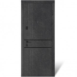 Вхідні двері квартирного типу Ультра (квадро) Securemme мод. №539/237 mamba morion/рустик авіньйон блан