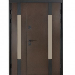 Вхідні двері вуличного типу Термо House 1200 мод. №706/431 венге/білий атласний