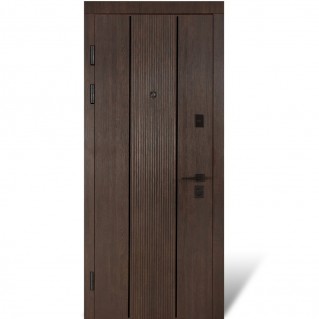 Двері вхідні квартирного типу Ультра (квадро) Kale мод. №547/251 дуб дорато/рустик авіньйон блан