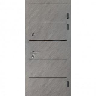 Дверь входная квартирного типа Revolut В-81 мод. №559/191 срез камня/белый матовый гладкий Дверь входная квартирного типа Revolut В-81 мод. №559/191 срез камня/белый матовый гладкий