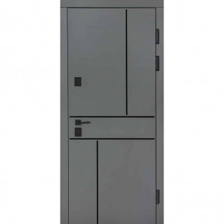 Дверь входная квартирного типа Ультра мод. №557/607 зеркало (пепельный металлик/серый шифер) Дверь входная квартирного типа Ультра мод. №557/607 зеркало (пепельный металлик/серый шифер)
