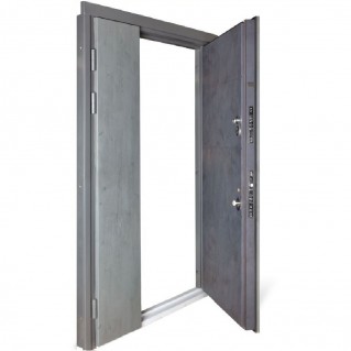 Вхідні двері вуличного типу Термо House 1200 мод. №703/191 антрацит/бетон антрацит