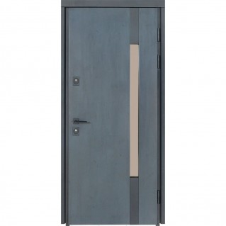 Вхідні двері вуличного типу Термо House мод. №705/431 темний антрацит