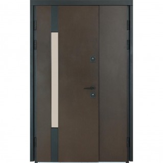 Вхідні двері вуличного типу Термо House 1200 мод. №705/428 венге
