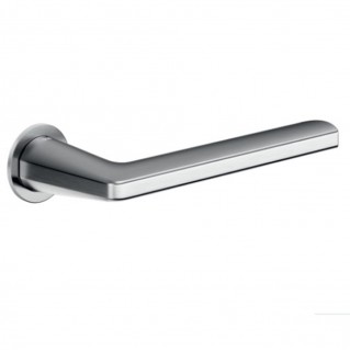 Дверная ручка на розете Luce P (LP80-ZCS) матовый хром