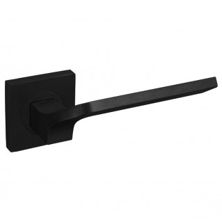 Дверная ручка JOY 02 (JO55-ZNЕ) черный, на квадратной розетке 55мм