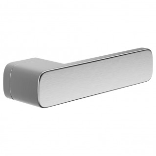 Дверная ручка Pluris (PS48-ZCS) матовый хром на скрытой розетке.