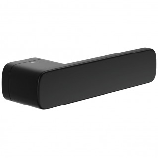 Дверная ручка Pluris (PS48-ZNE) черная, на скрытой розетке