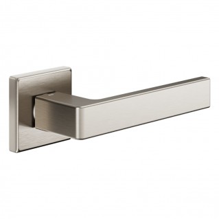 Дверная ручка Quattro 02 (264/14-ZNS) матовый никель на квадратной розетке VIS