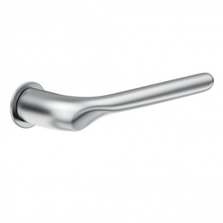 Дверная ручка на розете Chop (CP80-ZCS) матовый хром