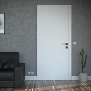 Двері міжкімнатні ESTET DOORS МК База біла емаль