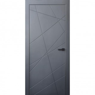 Двері міжкімнатні ESTET DOORS МК Діагональ графіт RAL 7016