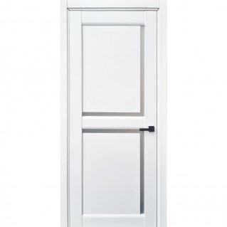 Двері міжкімнатні ESTET DOORS Верона ПО ПВХ білий матовий зі склом