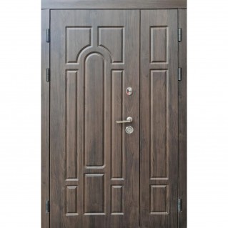 Дверь входная – Трио – Модель Классик орех коньячный 1200х2050