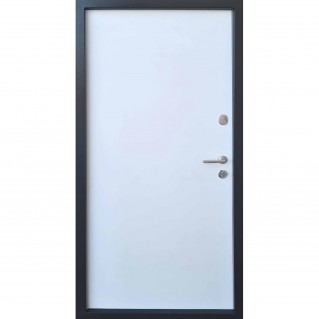 Дверь входная – Трио – Модель Сити бетон антрацит/белая 960х2050