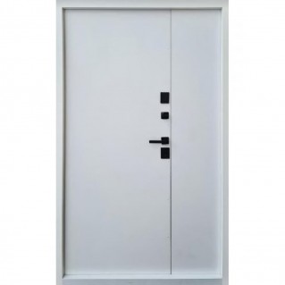 Входная уличная дверь – Premium Металл/МДФ – Модель Милан металл 7024/МДФ белое дерево 1200х2050 Входная уличная дверь – Premium Металл/МДФ – Модель Милан металл 7024/МДФ белое дерево 1200х2050