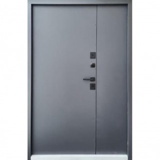 Входная уличная дверь – Premium Металл/МДФ – Модель Трек металл 7024/МДФ антрацит 1200х2050 Входная уличная дверь – Premium Металл/МДФ – Модель Трек металл 7024/МДФ антрацит 1200х2050