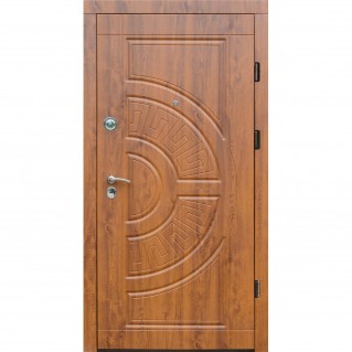 Дверь входная – Трио – Модель Греция дуб темный 960х2050