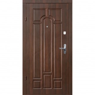 Дверь входная – Эконом – Модель Классик орех темный