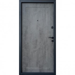 Дверь входная – Комфорт – Модель Лайн бетон темный