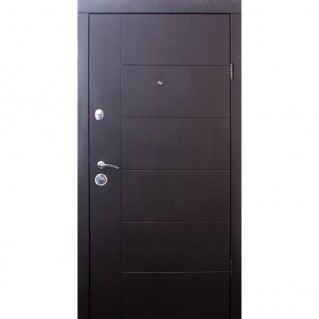 Дверь входная – Стандарт плюс – Модель Аризона венге темный/венге ванильный