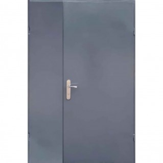 Двері вхідні – Метал/Метал – Модель Техно 1 антрацит RAL7024 1200