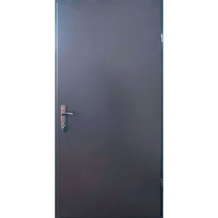 Двері вхідні – Метал/Метал – Модель Техно 1 антрацит RAL7024