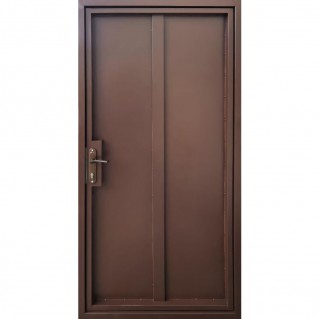 Двері вхідні – Техно база – Модель Техно база коричнева шагрень RAL8017