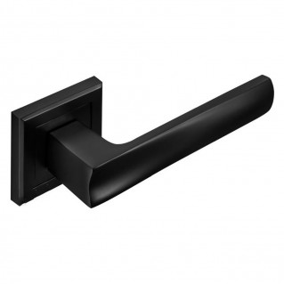 Дверна ручка на квадратній розетці AS Izmir Mate Black (чорний матовий)