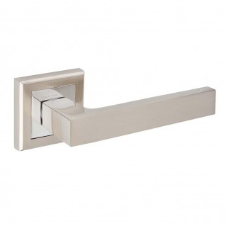 Дверна ручка на квадратній розетці AS 13 SN/CP (нікель/хром)