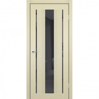 Двері міжкімнатні KORFAD Aliano AL-02 Super PET Магнолія дзеркало графіт