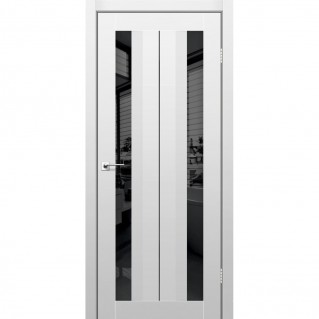 Двері міжкімнатні KORFAD Aliano AL-01 Super PET Сірий дзеркало графіт