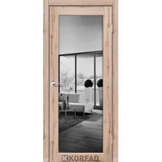 Двери межкомнатные KORFAD Sanvito SV-01 Ясень белый зеркало триплекс