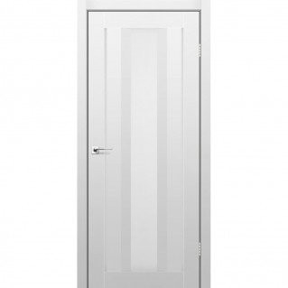 Двері міжкімнатні KORFAD Aliano AL-02 Super PET Сірий білий сатін