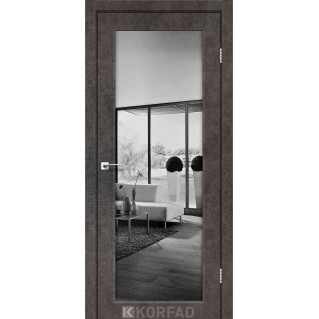Двері міжкімнатні KORFAD Sanvito SV-01 Бетон лофт дзеркало триплекс