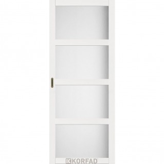 Розсувні двері KORFAD Bella BL-01 Білий ясен (сатин білий)