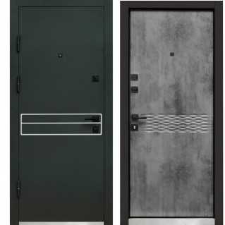 Вхідні двері вуличного типу ПУ - Трініті Оксид темний