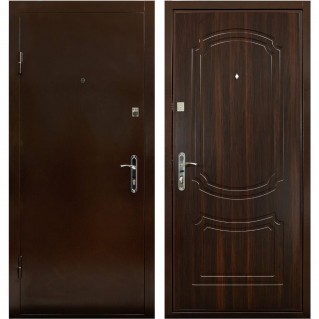 Вхідні двері вуличного типу ПБУ-01 Горіх морений