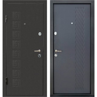 Вхідні двері вуличного типу ПУ - Версаче Бергамо антрацит