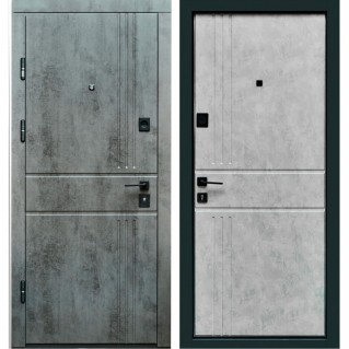 Вхідні двері квартирного типу ПК-360 Оксид темний/світлий