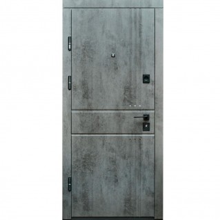 Вхідні двері квартирного типу ПК-360 Оксид темний/світлий