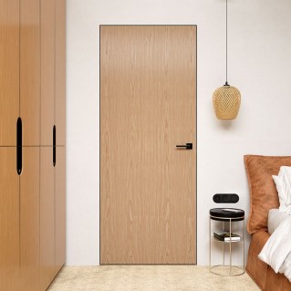 Двері приховані OMEGA Art Vision A1 AL шпон дуб