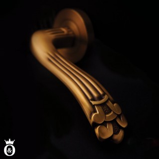 Дверная ручка 20-16E MAB (ORCHIDEA) матовая античная бронза