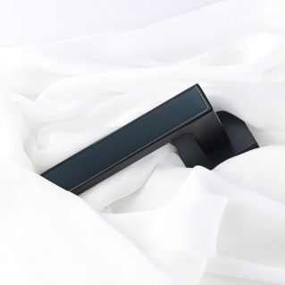 Дверная ручка 204-15E Black (PRESTIGE) черный матовый